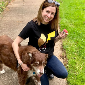 Puppy, power! Trainer @pausemygame and her canine buddy are set to explore the world for Pokemon!